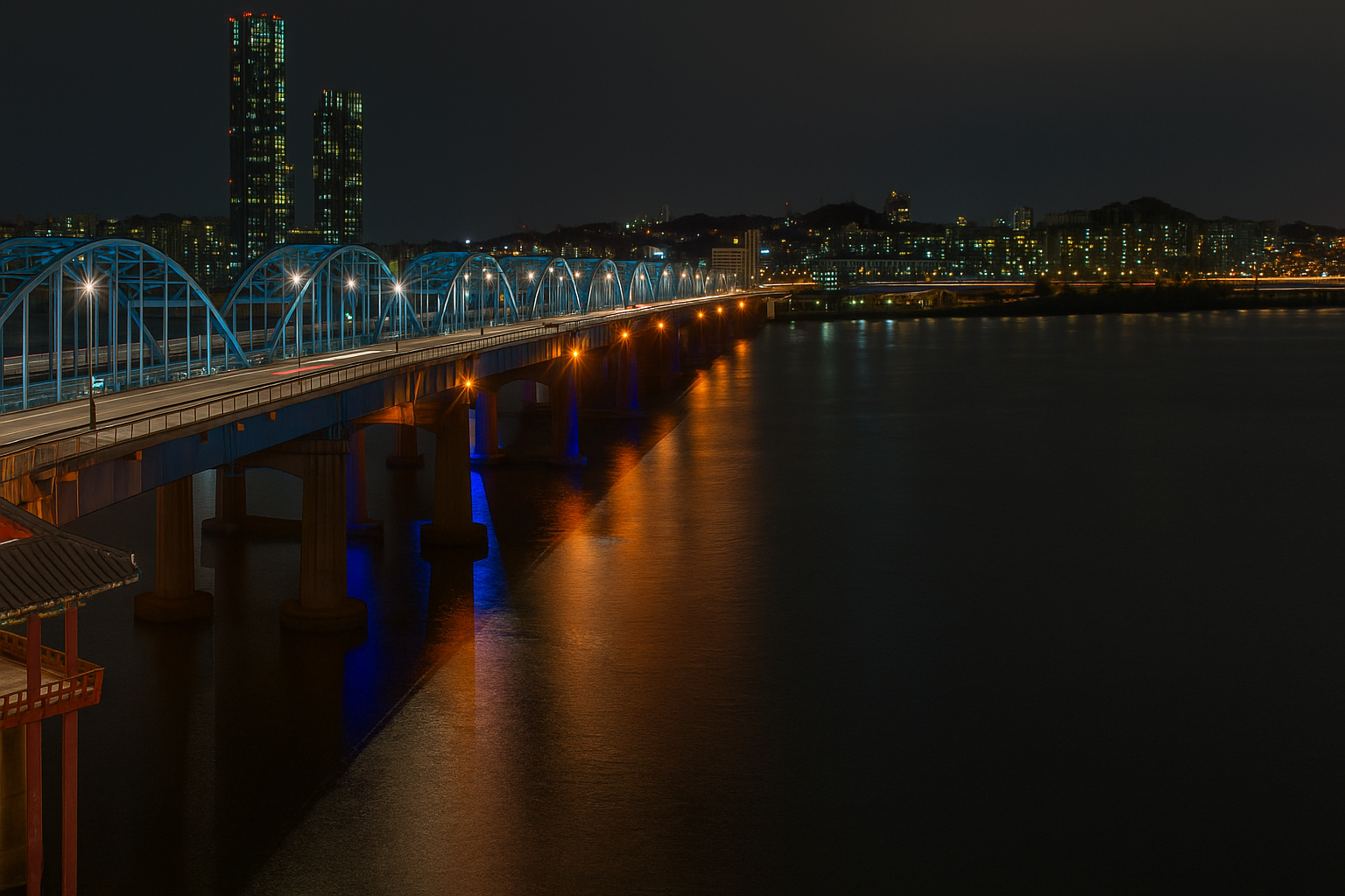 Seoul skyline at night – MICRO 2025 venue